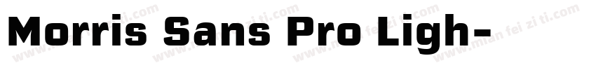 Morris Sans Pro Ligh字体转换